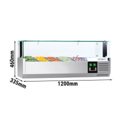 Холодильная витрина для ингредиентов GGM Gastro AGS123LND (Inox) Thumb