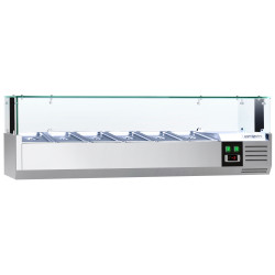 Холодильная витрина для ингредиентов GGM Gastro AGS143LND (Inox) Thumb
