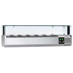 Холодильная витрина для ингредиентов GGM Gastro AGS143LND (Inox) Thumb