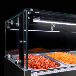 Холодильная витрина для ингредиентов GGM Gastro AGS143LND (Inox) Thumb