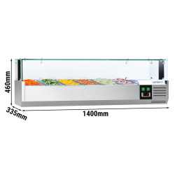 Холодильная витрина для ингредиентов GGM Gastro AGS143LND (Inox) Thumb
