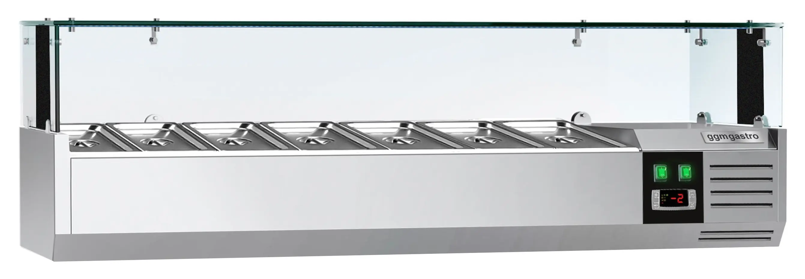 Холодильная витрина для ингредиентов GGM Gastro AGS153LND (Inox) - 2