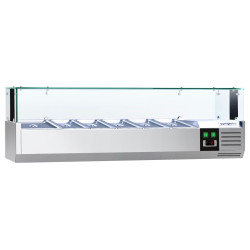 Холодильная витрина для ингредиентов GGM Gastro AGS154LND (Inox) Thumb