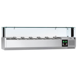Холодильная витрина для ингредиентов GGM Gastro AGS154LND (Inox) Thumb