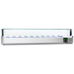 Холодильная витрина для ингредиентов GGM Gastro AGS203LND (Inox) Thumb