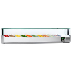 Холодильная витрина для ингредиентов GGM Gastro AGS203LND (Inox)