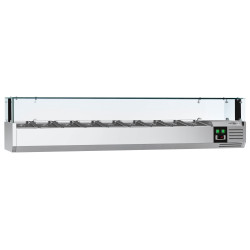 Холодильная витрина для ингредиентов GGM Gastro AGS204LND (Inox) Thumb