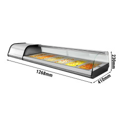 Холодильная витрина для ингредиентов GGM Gastro ATAI134 (Inox) Thumb