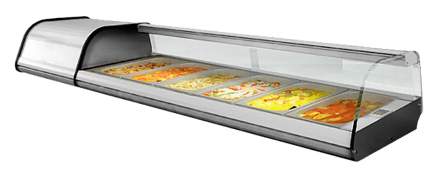Холодильная витрина для ингредиентов GGM Gastro ATAI134 (Inox)