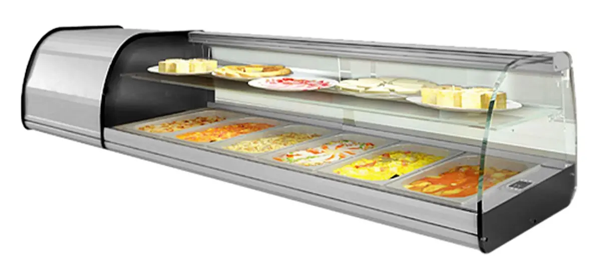 Холодильная витрина для ингредиентов GGM Gastro ATAI134Z (Inox)