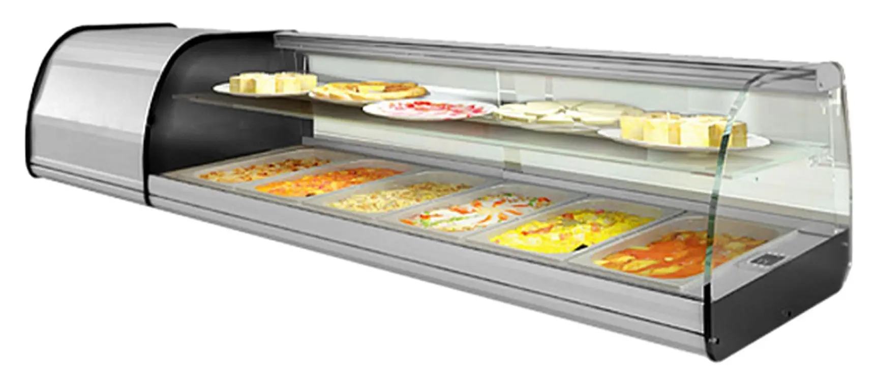 Холодильная витрина для ингредиентов GGM Gastro ATAI164Z (Inox)