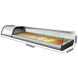 Холодильная витрина для ингредиентов GGM Gastro ATAI204 (Inox) Thumb