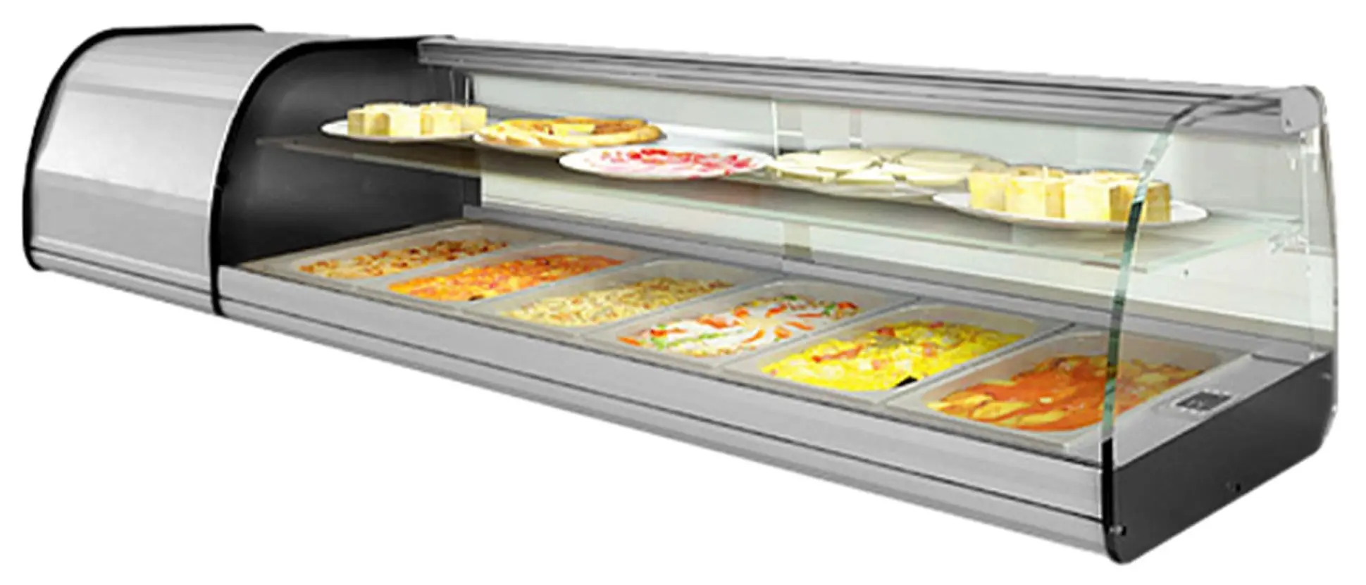 Холодильная витрина для ингредиентов GGM Gastro ATAI204Z (Inox)