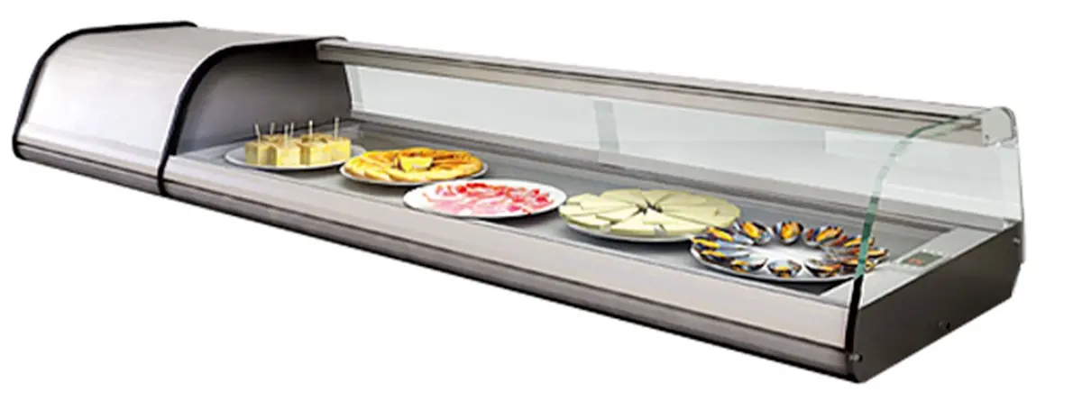 Холодильная витрина для ингредиентов GGM Gastro ATEI204 (Inox)
