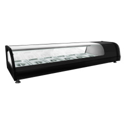 Холодильная витрина для ингредиентов GGM Gastro SKVND613 (Black) Thumb