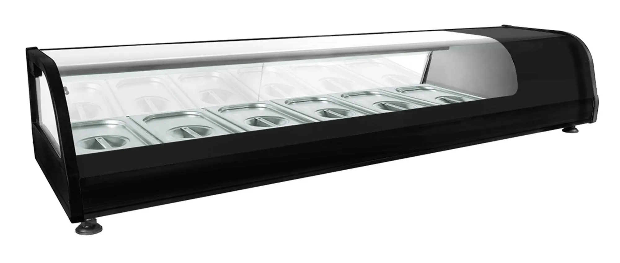 Холодильная витрина для ингредиентов GGM Gastro SKVND613 (Black) - 2