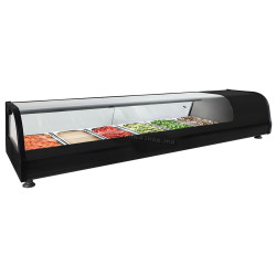 Холодильная витрина для ингредиентов GGM Gastro SKVND613 (Black)