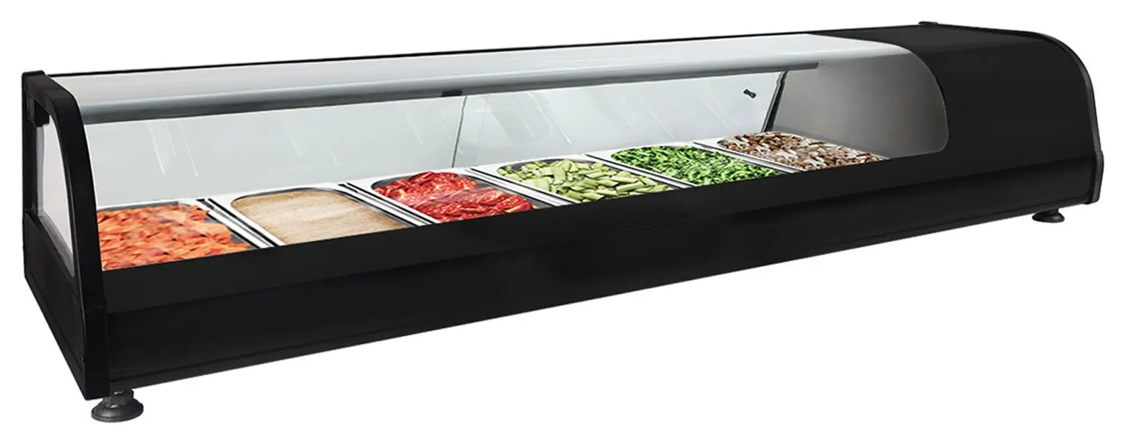 Холодильная витрина для ингредиентов GGM Gastro SKVND613 (Black)