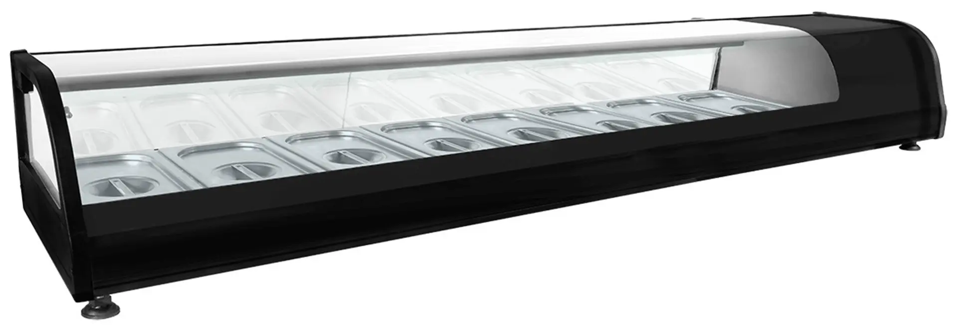 Холодильная витрина для ингредиентов GGM Gastro SKVND813 (Black) - 2