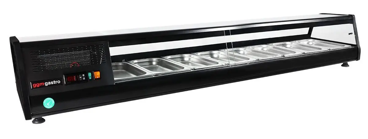 Холодильная витрина для ингредиентов GGM Gastro SKVND813 (Black) - 5