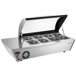Холодильная витрина для ингредиентов GGM Gastro VDNR1043 (Inox) Thumb