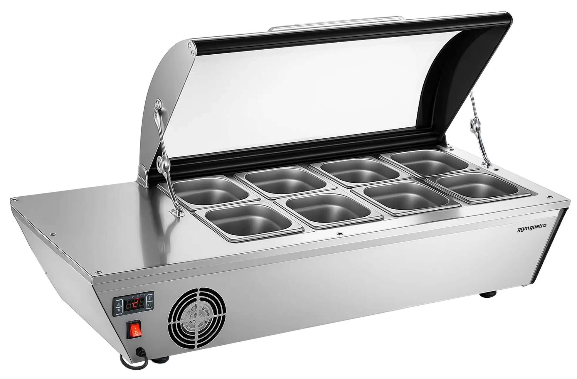 Холодильная витрина для ингредиентов GGM Gastro VDNR1043 (Inox) - 2