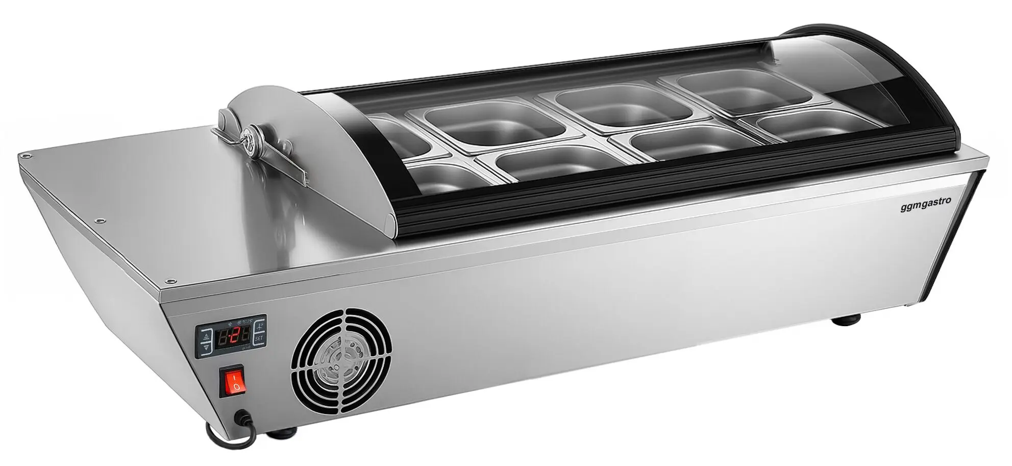 Холодильная витрина для ингредиентов GGM Gastro VDNR1043 (Inox) - 3