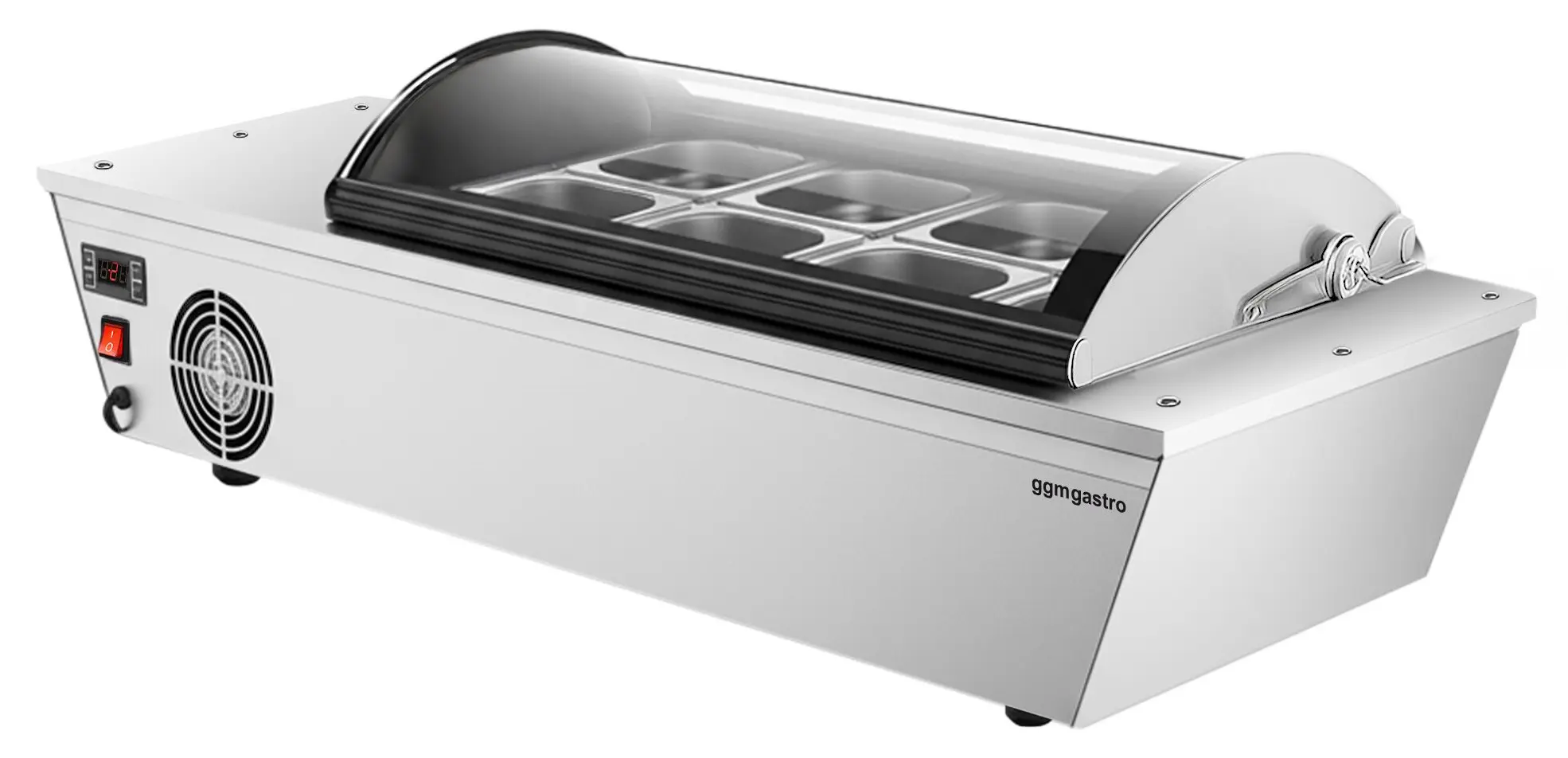 Холодильная витрина для ингредиентов GGM Gastro VDNR1043 (Inox) - 5