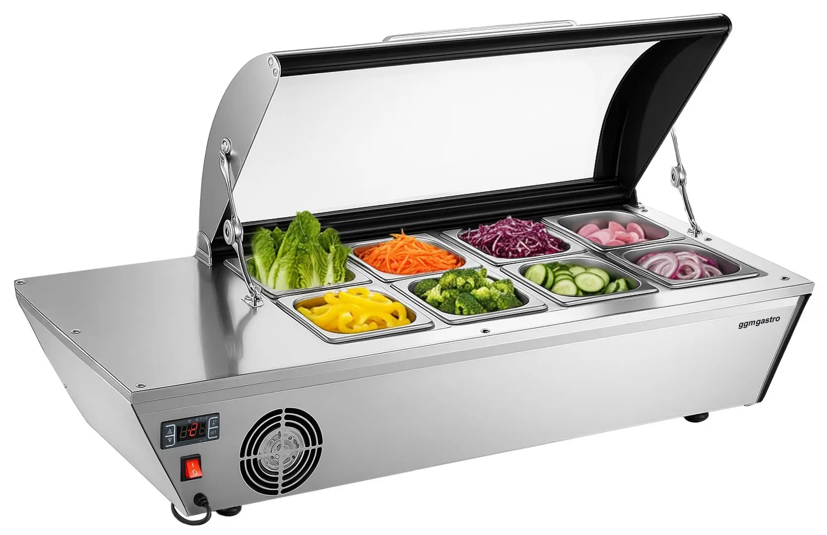 Холодильная витрина для ингредиентов GGM Gastro VDNR1043 (Inox)