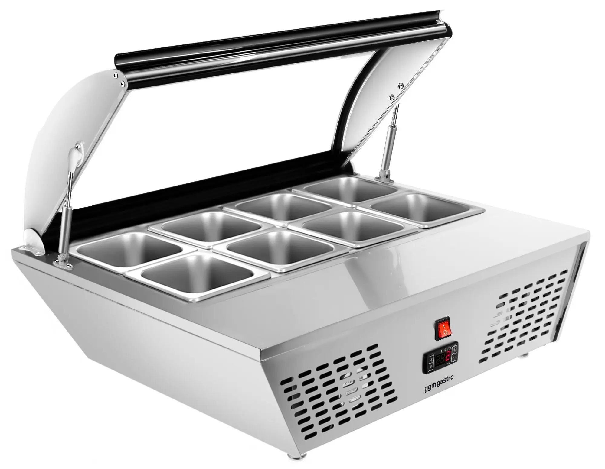 Холодильная витрина для ингредиентов GGM Gastro VDNR763 (Inox) - 2