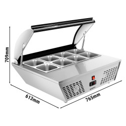 Холодильная витрина для ингредиентов GGM Gastro VDNR763 (Inox) Thumb