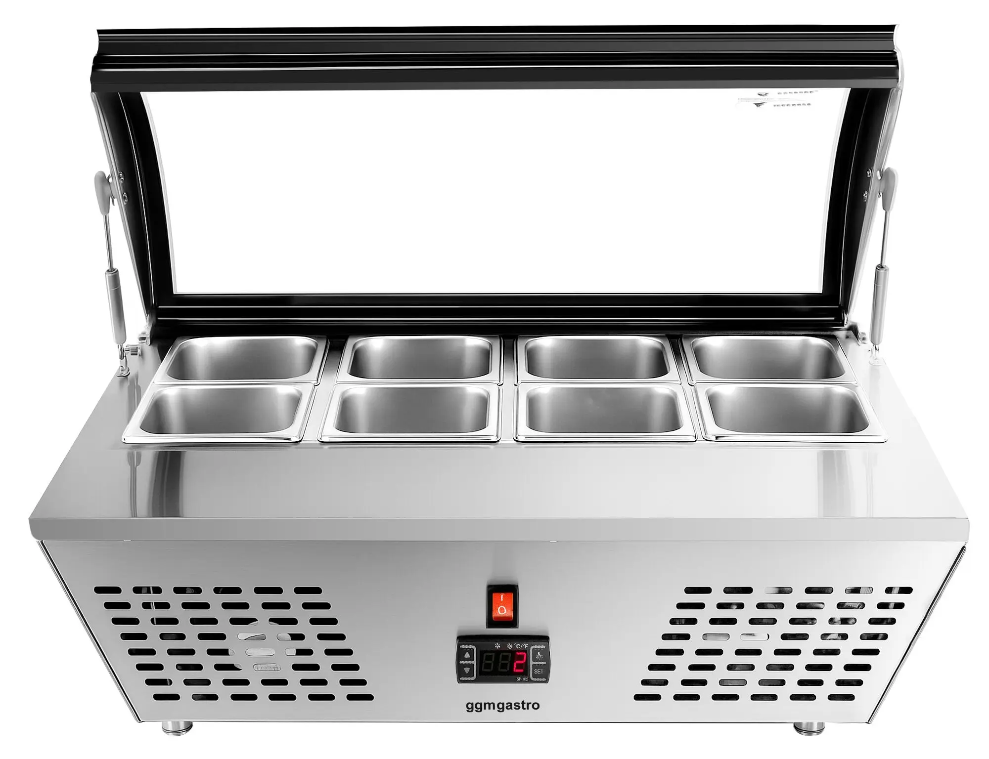 Холодильная витрина для ингредиентов GGM Gastro VDNR763 (Inox) - 3