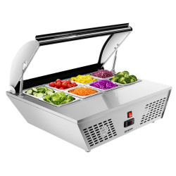 Холодильная витрина для ингредиентов GGM Gastro VDNR763 (Inox)
