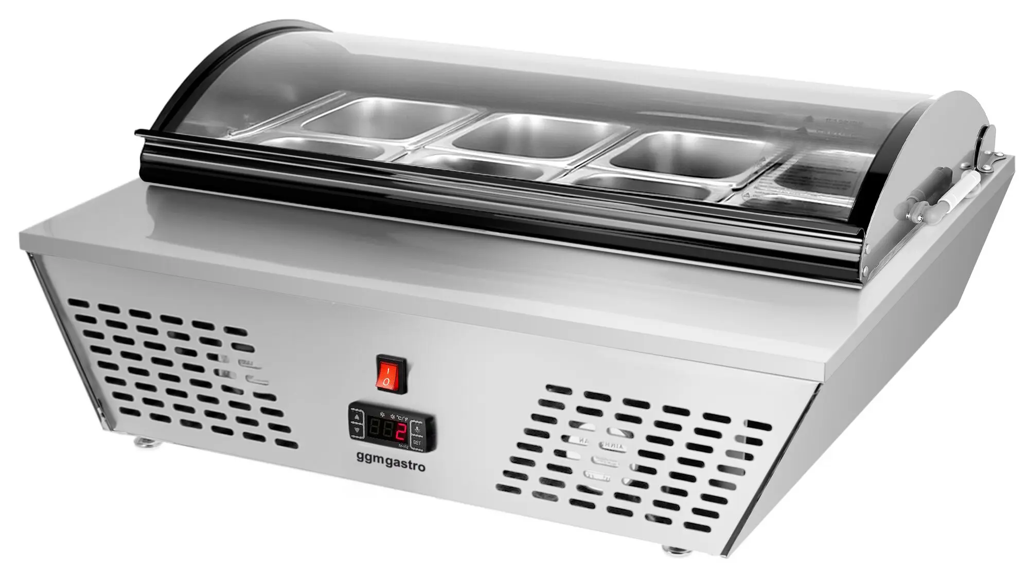 Холодильная витрина для ингредиентов GGM Gastro VDNR763 (Inox) - 6
