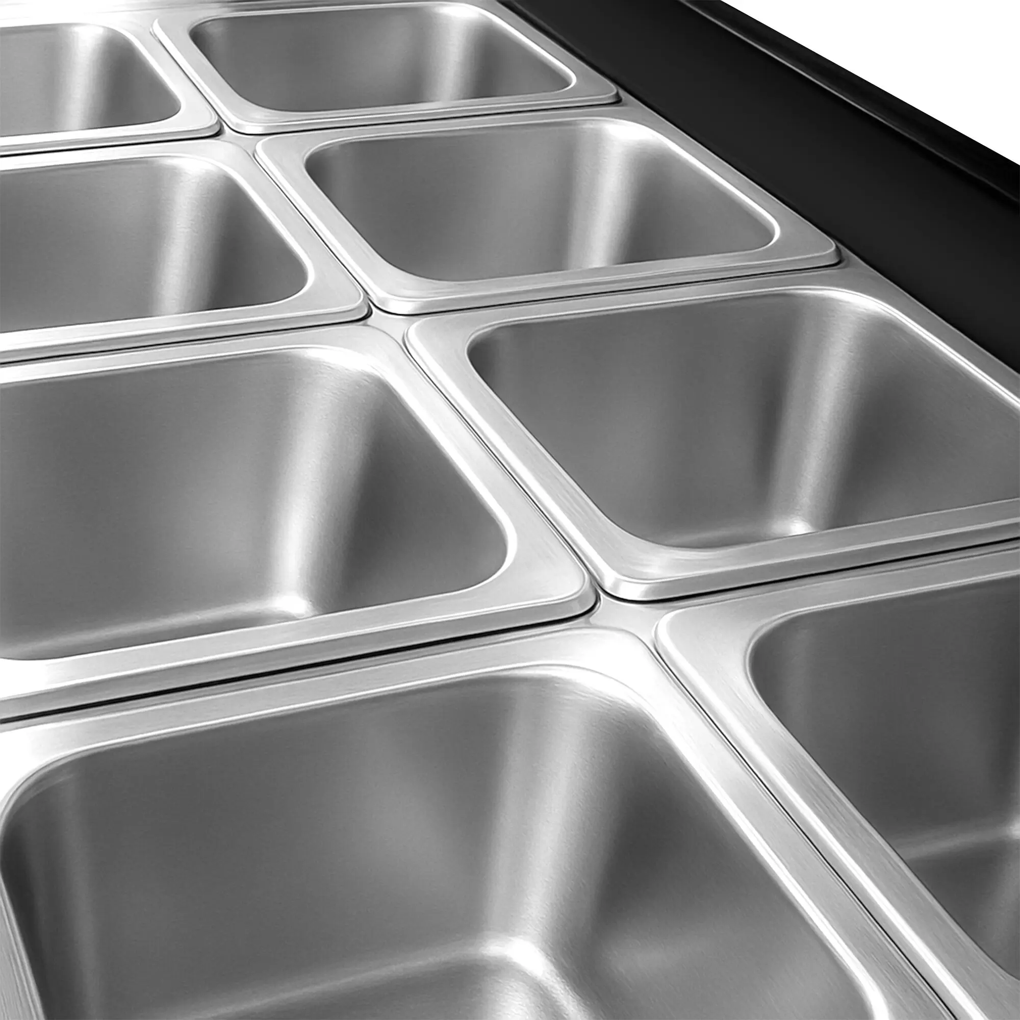 Холодильная витрина для ингредиентов GGM Gastro VDNR763 (Inox) - 8