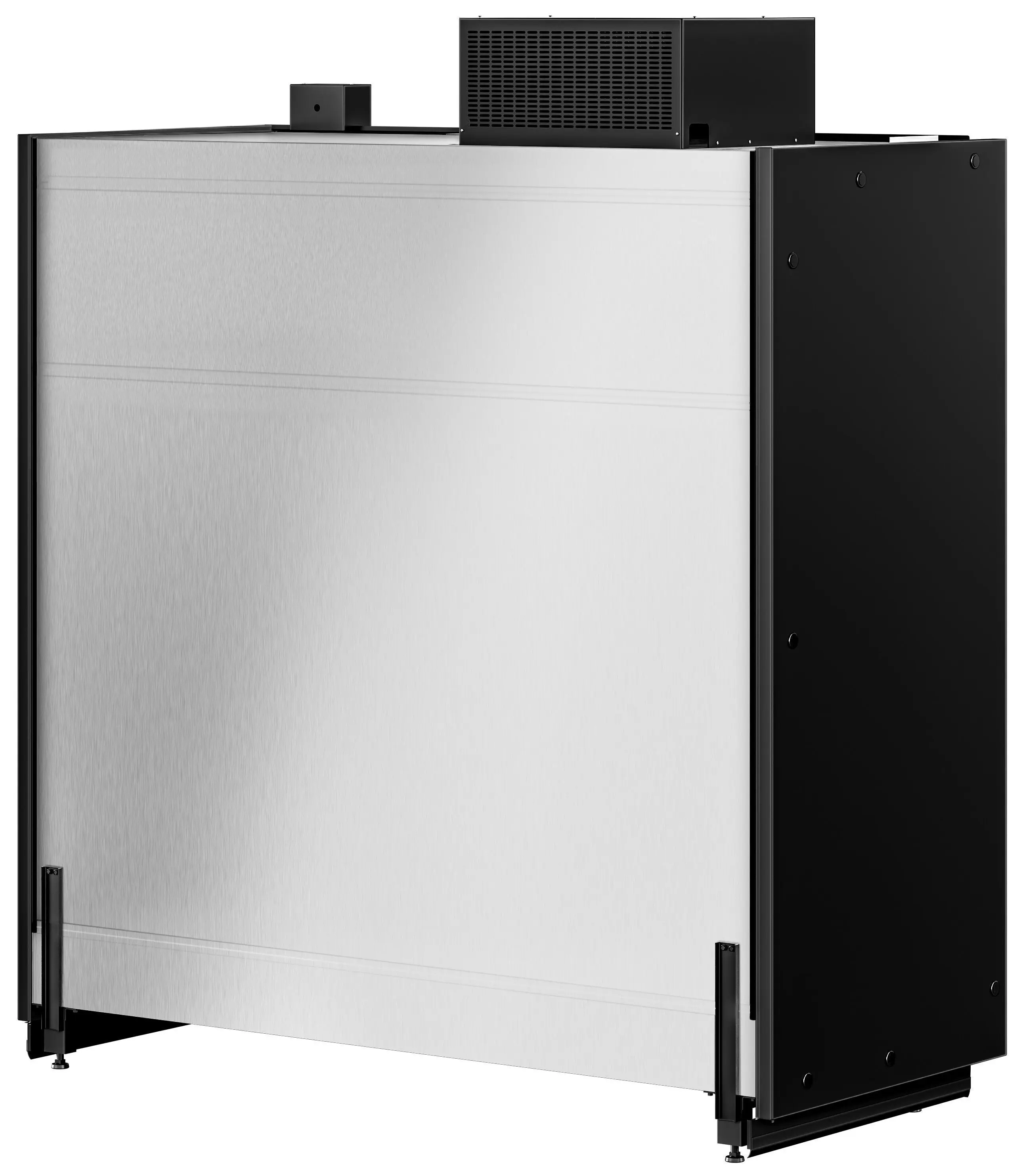 Холодильная витрина для магазина 2шт GGM Gastro WKRA18#2 (Black) - 6