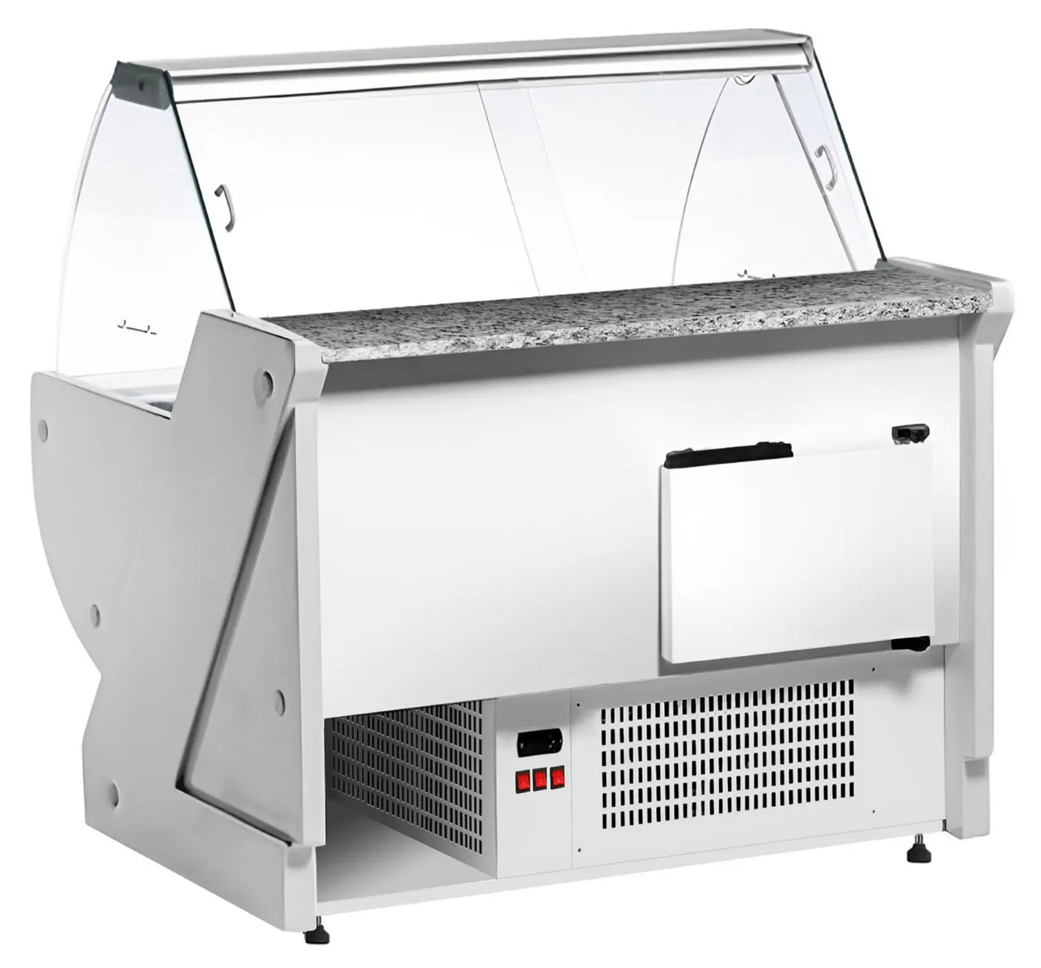 Холодильная витрина для магазина GGM Gastro KRM111N-B (Blue) - 4