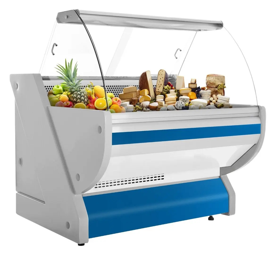 Холодильная витрина для магазина GGM Gastro KRM111N-B (Blue)