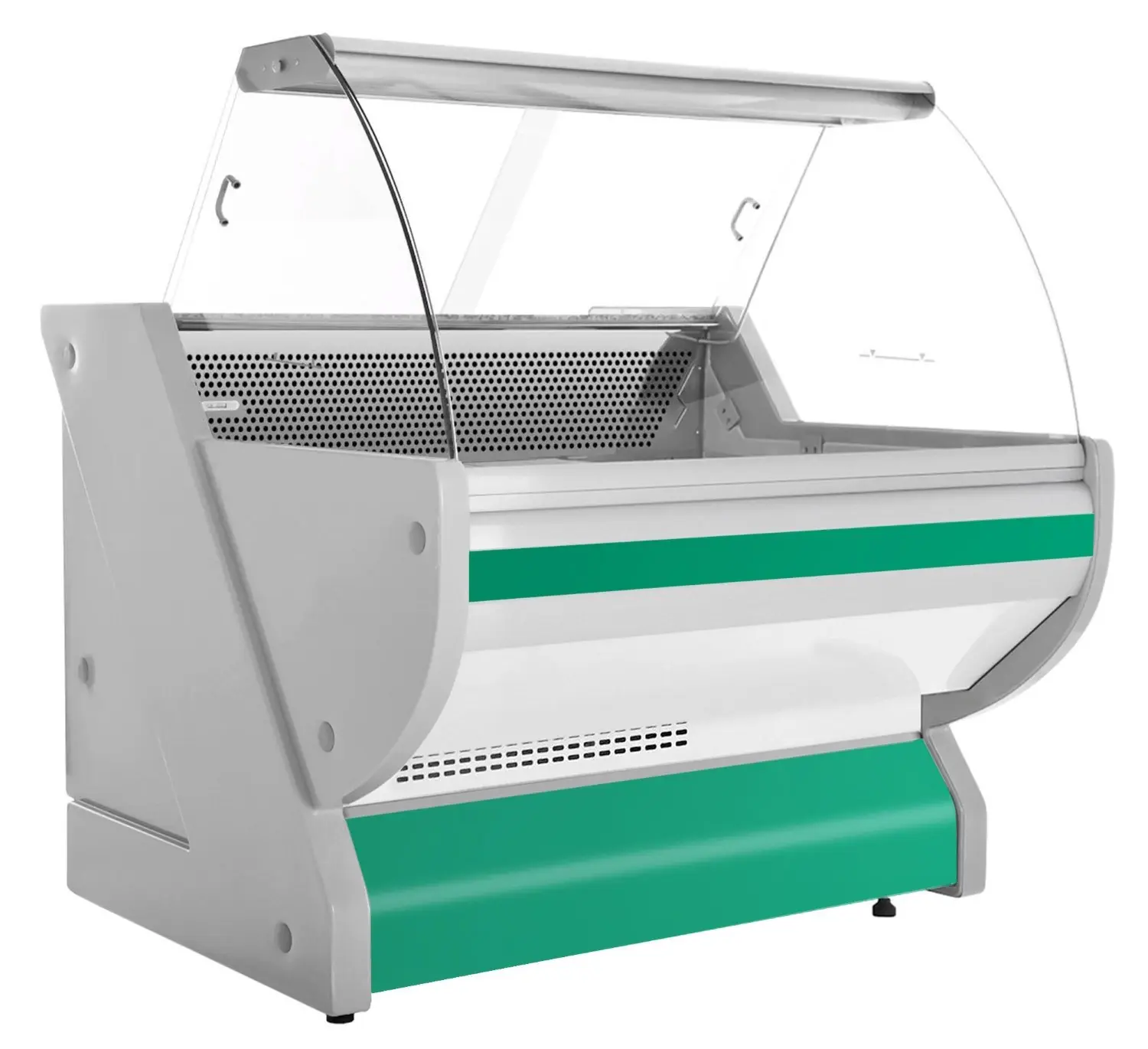 Холодильная витрина для магазина GGM Gastro KRM111N-G (Green) - 2