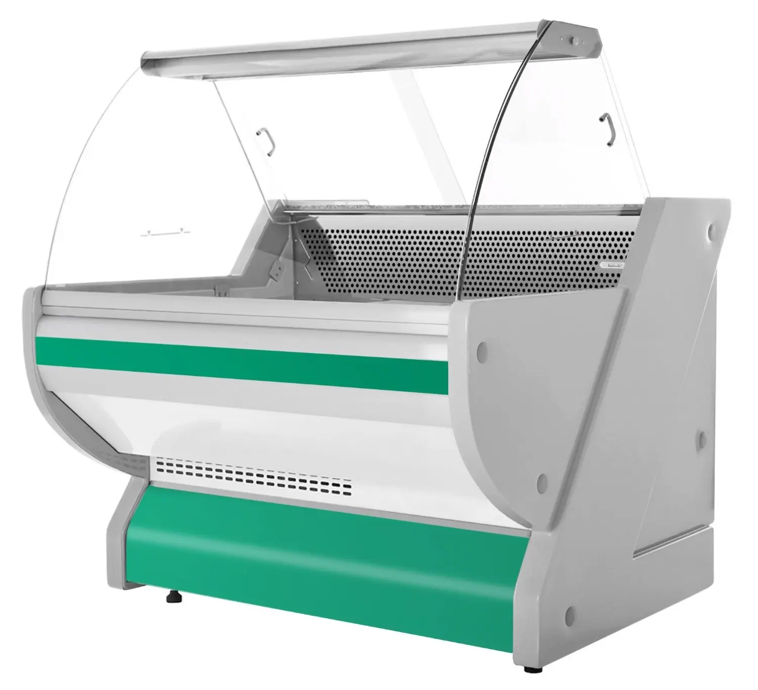 Холодильная витрина для магазина GGM Gastro KRM111N-G (Green) - 3