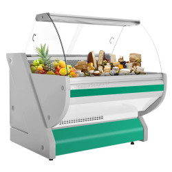 Холодильная витрина для магазина GGM Gastro KRM111N-G (Green)
