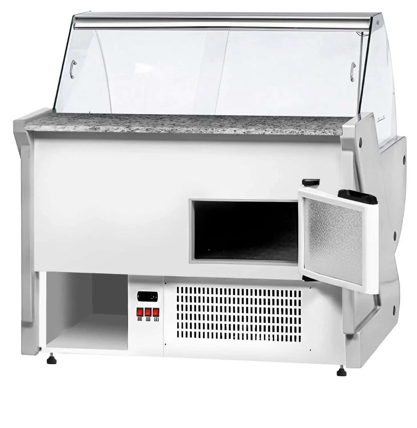 Холодильная витрина для магазина GGM Gastro KRM111N-G (Green) - 5
