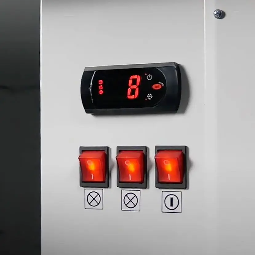 Холодильная витрина для магазина GGM Gastro KRM111N-G (Green) - 7