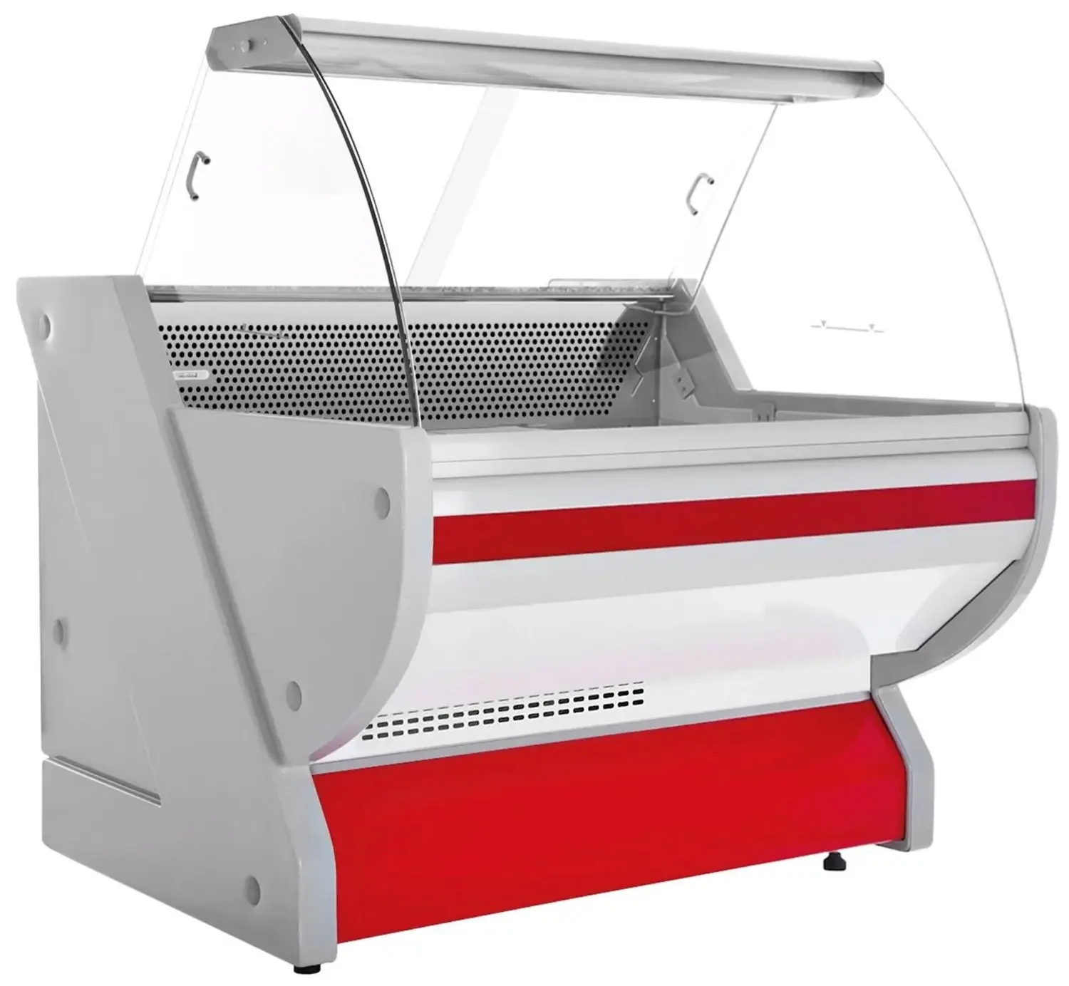 Холодильная витрина для магазина GGM Gastro KRM111N-R (Red) - 2