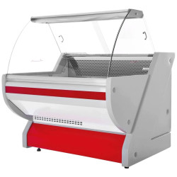 Холодильная витрина для магазина GGM Gastro KRM111N-R (Red) Thumb
