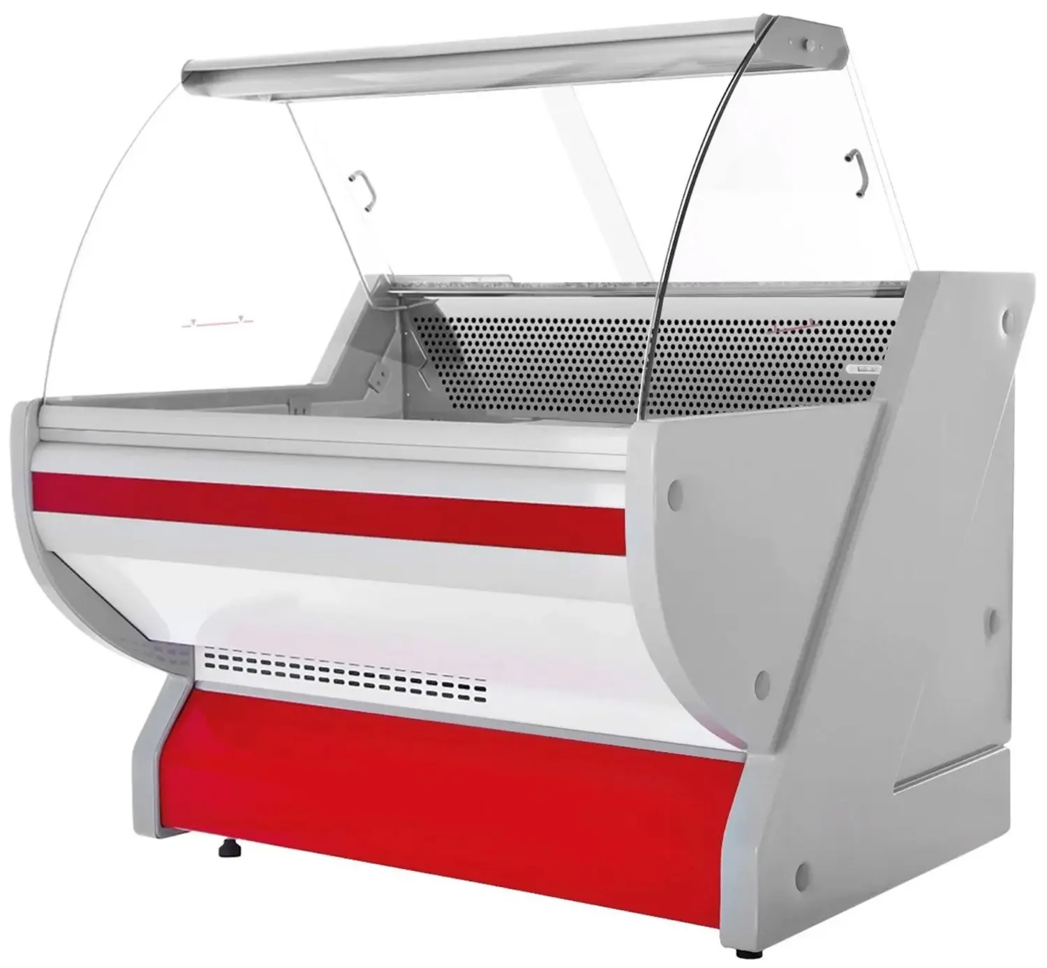 Холодильная витрина для магазина GGM Gastro KRM111N-R (Red) - 3