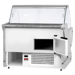 Холодильная витрина для магазина GGM Gastro KRM111N-R (Red) Thumb