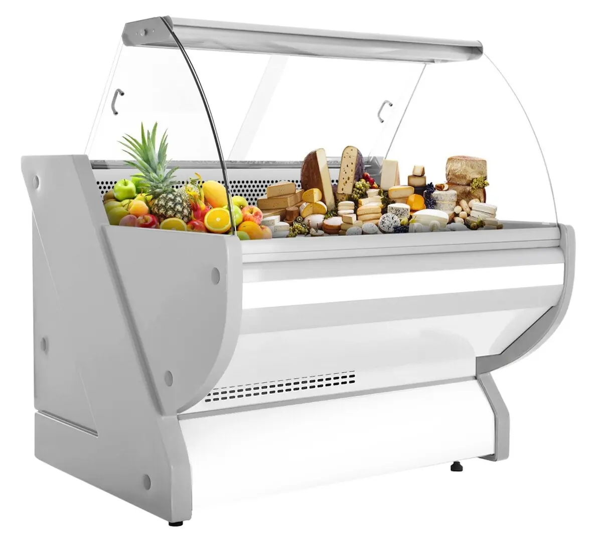 Холодильная витрина для магазина GGM Gastro KRM111N (White)