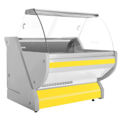 Холодильная витрина для магазина GGM Gastro KRM111N-Y (Yellow) Thumb