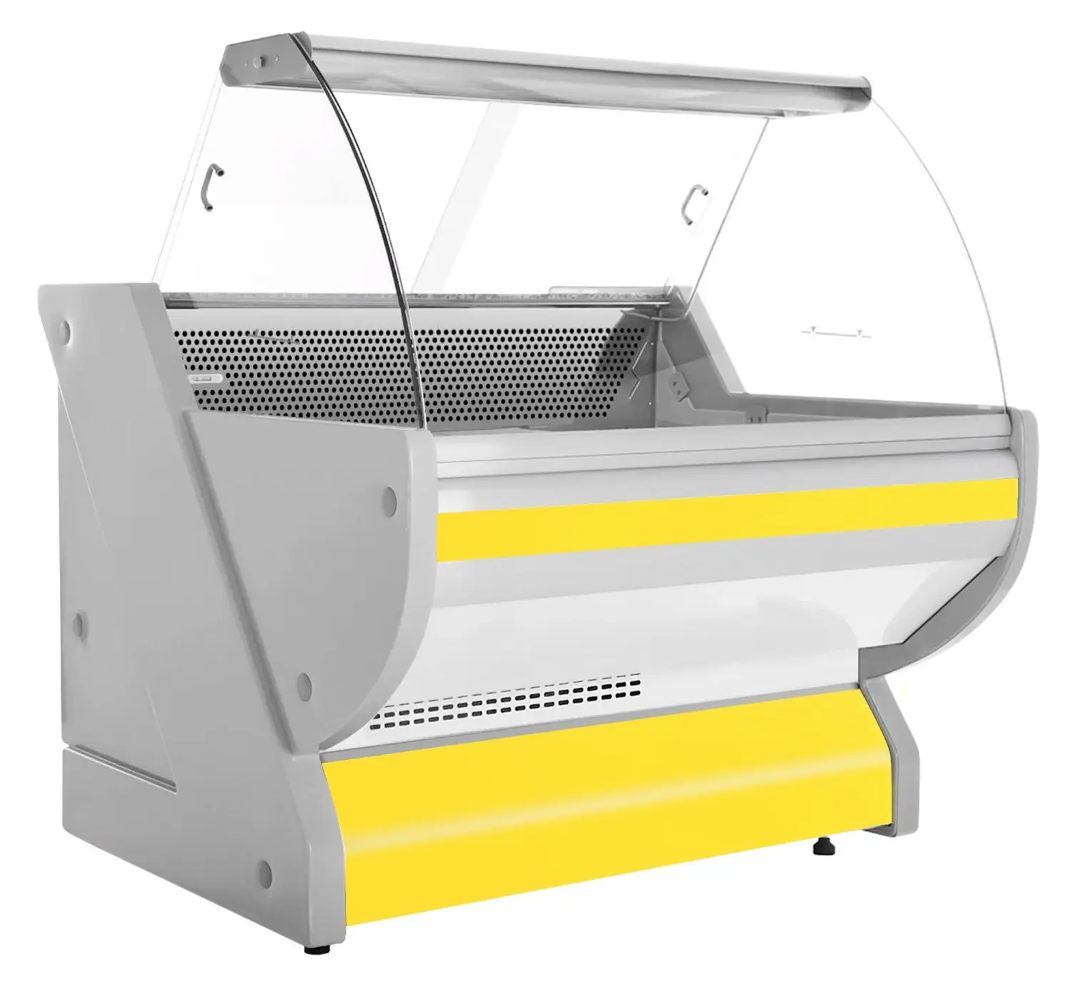 Холодильная витрина для магазина GGM Gastro KRM111N-Y (Yellow) - 2